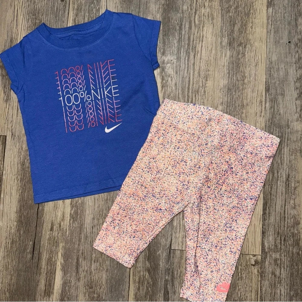 🎀3/$23🎀 Nike Kids Blue and Multicolor Matching Set